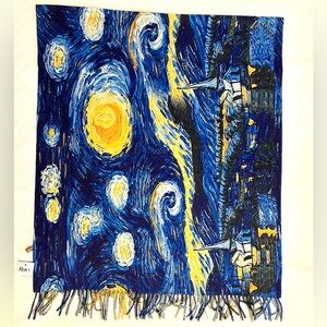 NWT Shawl The Starry Night by Vincent Van Gogh